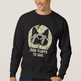 Sudadera Zero Fluffs To Give Cat Cat Mom Kitten Cat Dad