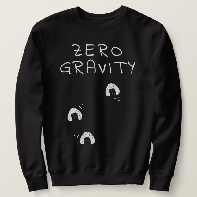 Sudadera Zero Gravity (Anverso del diseño)