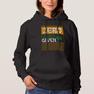 Sudadera Zero Lucks Given St Patrick s Day St Paddys Day