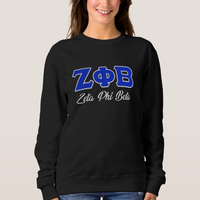 Sudadera Zeta Phi Beta Sorority Paraphernalia, Zeta Phi Bet (Anverso)