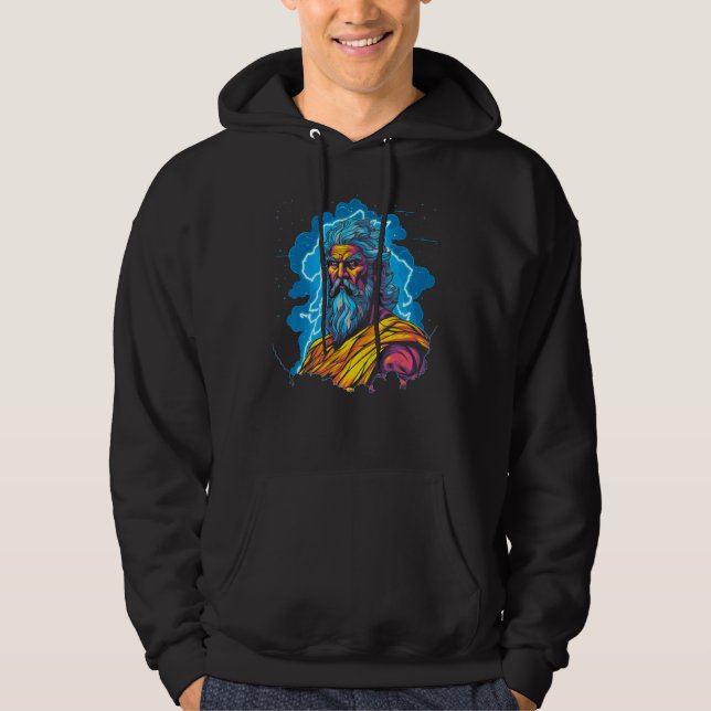 Sudadera Zeus Mitología Griega Dios de todos los Dioses (Anverso)