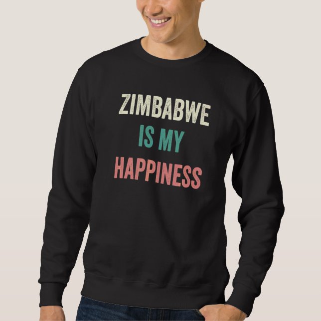 Sudadera Zimbabue es mi felicidad   (Anverso)