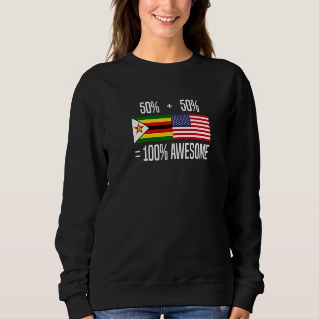 Sudadera Zimbabwean Roots Zimbabwe Zimbabwean American (Anverso)