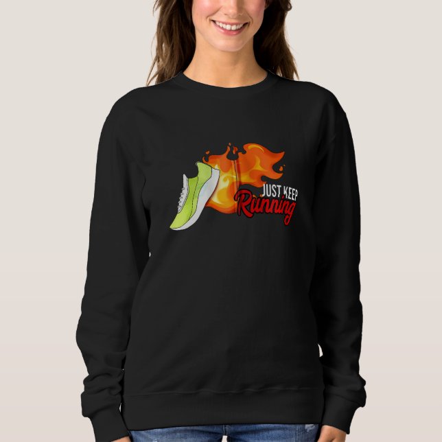 Sudadera Zip en ejecución (Anverso)