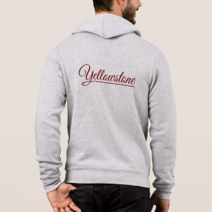 Sudadera Zip Hoodie-Yellowstone masculino