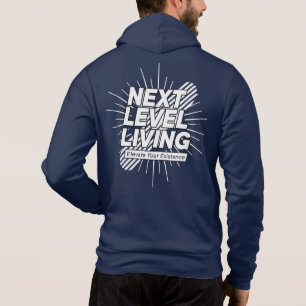 Sudadera ZIP-UP encapuchado para hombres de siguiente nivel