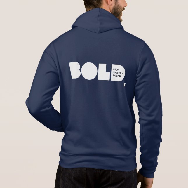 Sudadera Zip up Stoa Sweatshirt BOLD (Reverso)