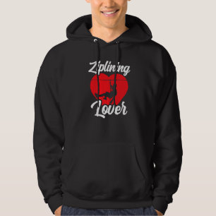 Sudadera Ziplining Hobby Sports Zipline Sayings