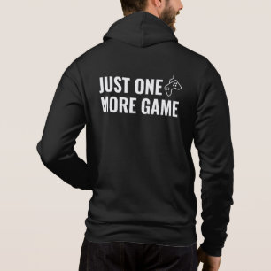 Sudadera Zipper de juegos retro - negro - sólo un juego más