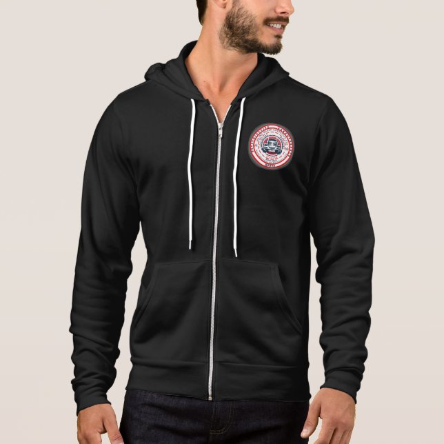 Sudadera Zipper Hoodie Con Logotipo (Anverso)
