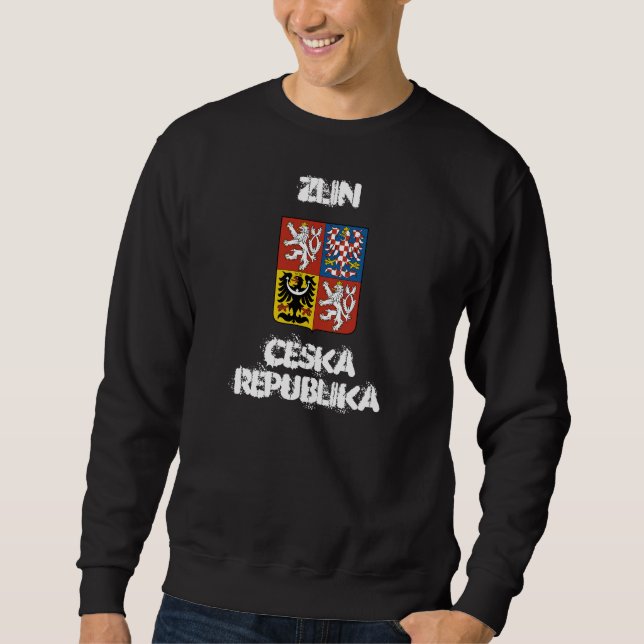 Sudadera Zlin, República Checa con escudo de armas (Anverso)