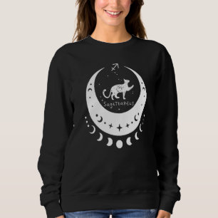 Sudadera Zodiac Sagittarius Horoscope Astrología Cat Cresce