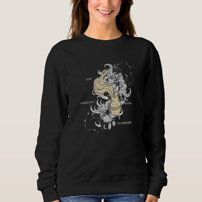 Sudadera Zodiac sign Aquarius   (Anverso)