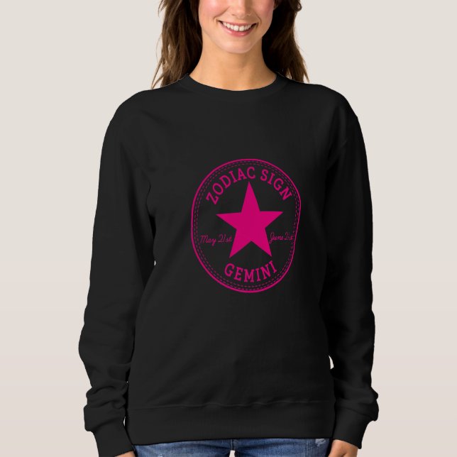 Sudadera ZODIAC SIGN GEMINI born in May & June Astrology Ho (Anverso)