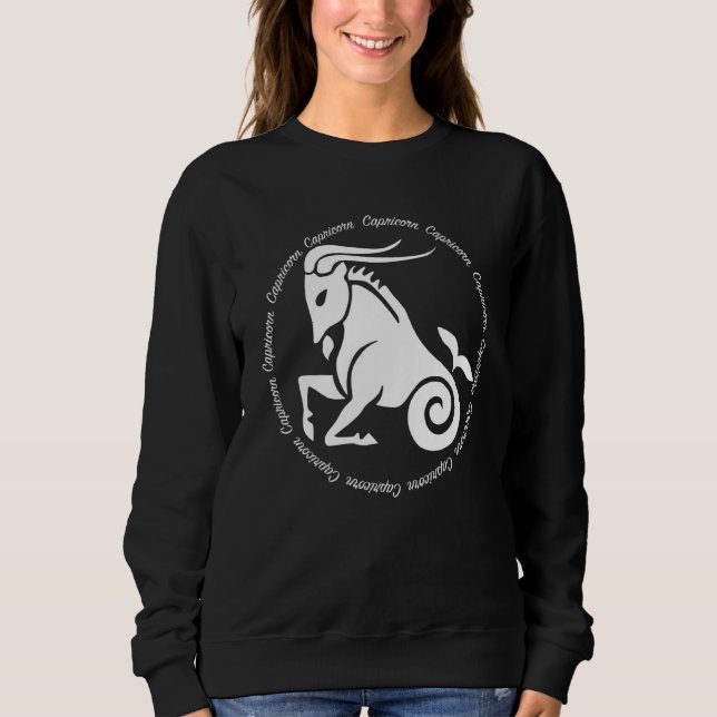 Sudadera Zodíacos Horóscopo Capricornio (Anverso)