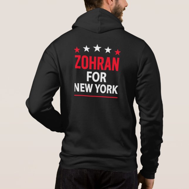 Sudadera Zohran for New York – Bold Political Support (Reverso)