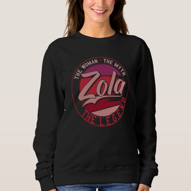 Sudadera Zola la Dama del Mito la Leyenda (Anverso)
