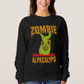 Sudadera Zombie Alpacalypse Zombie Llama Alpaca