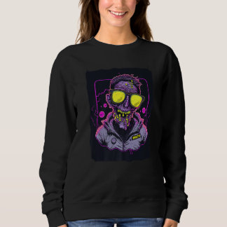 Sudadera Zombie con gafas de sol Premium