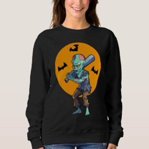 Sudadera Zombie de béisbol Halloween hombres niños béisbol 