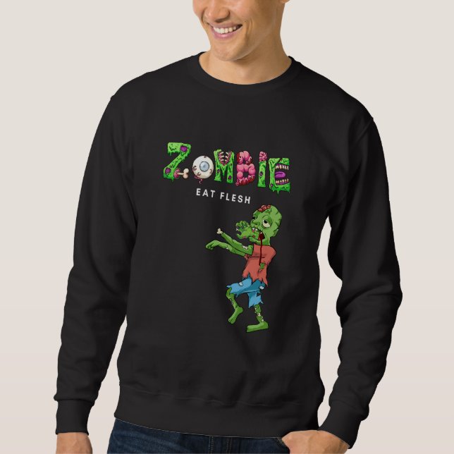 Sudadera Zombie Eat Flesh (Anverso)