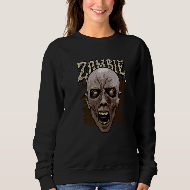 Sudadera Zombie Fan Skateboard Moon Zombies Living Dead Zo (Anverso)
