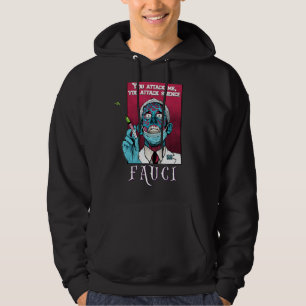 Sudadera Zombie Fauci Ciencia Anti Máscara Arresto Fauci Dr