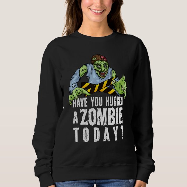 Sudadera Zombie   Halloween Tee Zombie Lover (Anverso)