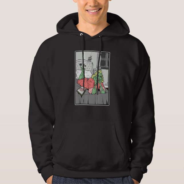 Sudadera Zombie Love graphic art (Anverso)