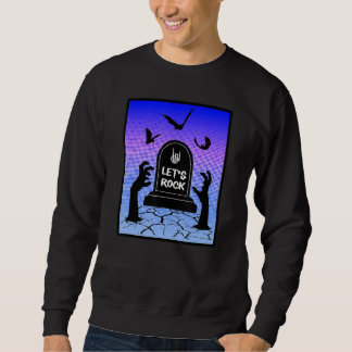 Sudadera Zombie Needs To Rock Halloween Undead Design