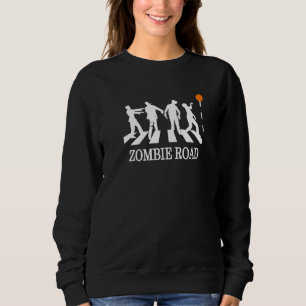 Sudadera Zombie Road Rock Parodia la música Halloween Scary