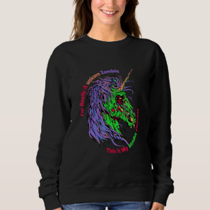 Sudadera Zombie unicornio