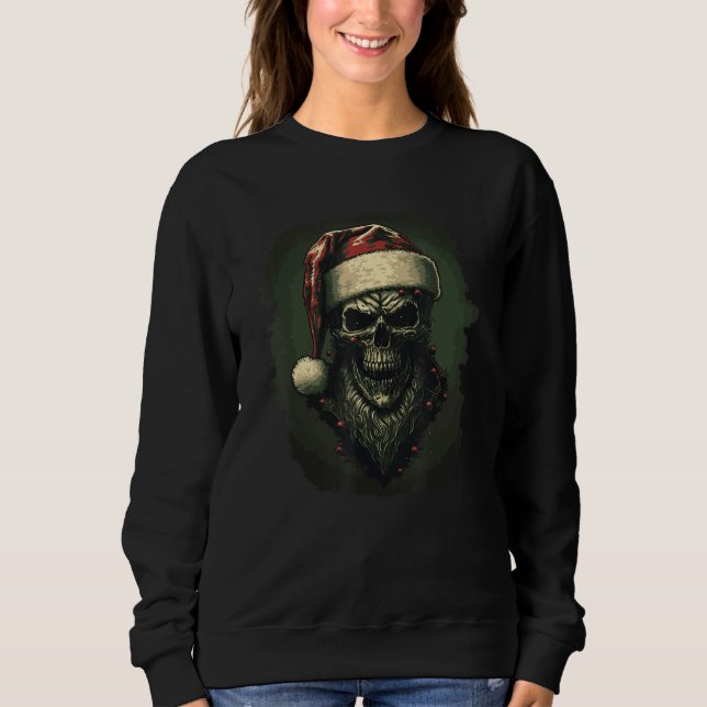 Sudadera Zombie with Santa Hat (Anverso)