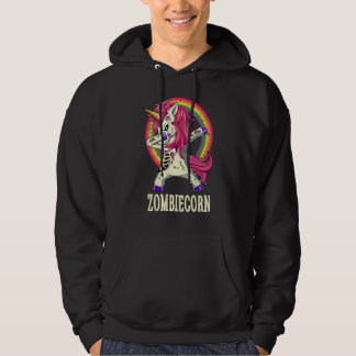 Sudadera Zombiecorn Zombie Unicorn Baile de Dabbing Hallowe