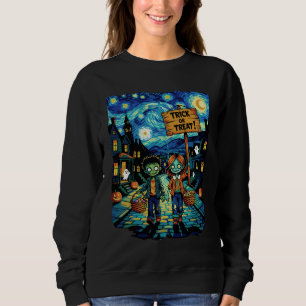 Sudadera Zombies de truco o trato - Halloween de Van Gogh S