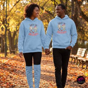Sudadera Zombies divertidos aman que el amor sea cerebral e