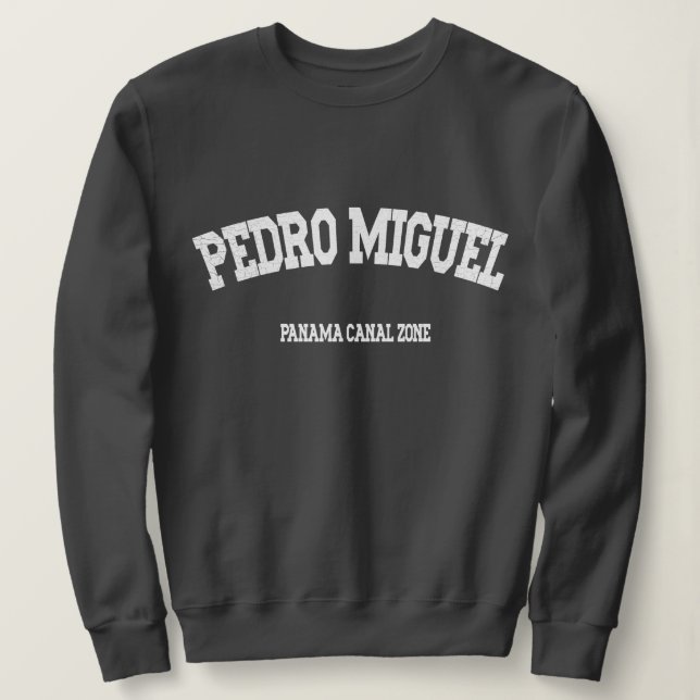 Sudadera Zona del Canal de Panamá: Pedro Miguel (Anverso del diseño)