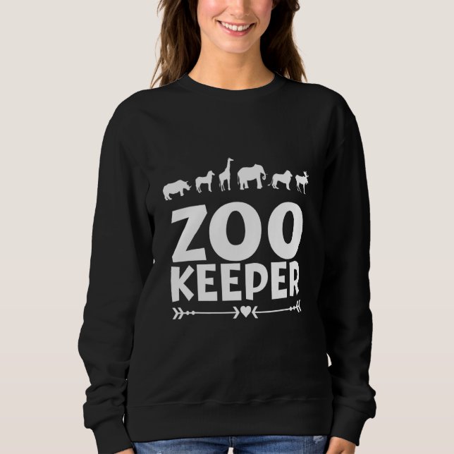 Sudadera Zoo Keeper Wild Life Animal Halloween Jungle Safar (Anverso)