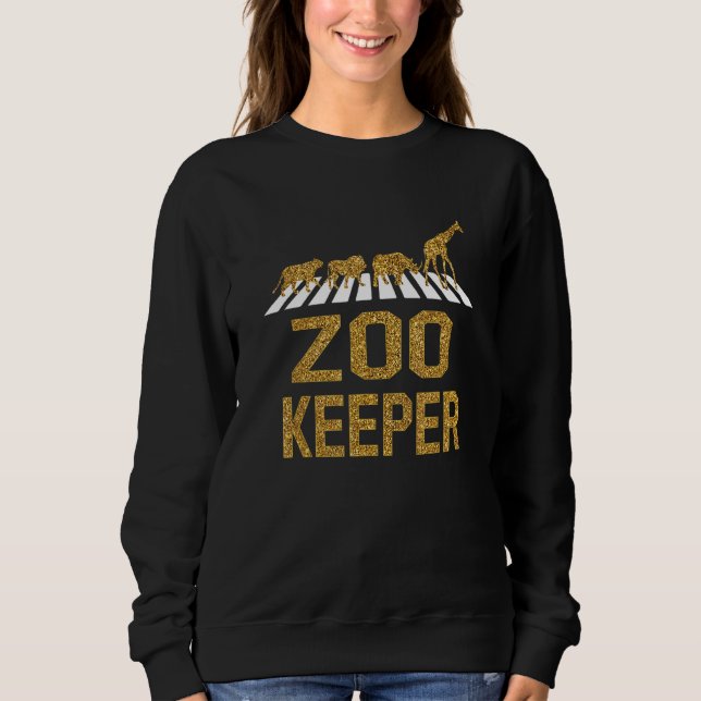 Sudadera Zookeeper African Savanna Animals Costume Hallowee (Anverso)