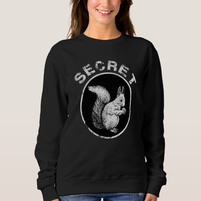 Sudadera Zookeeper animal de ardilla secreta (Anverso)