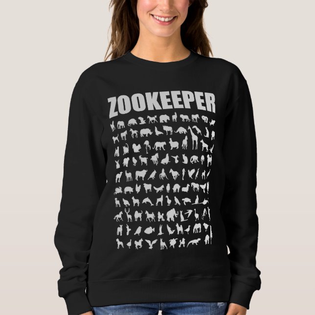 Sudadera Zookeeper  Animal Keeper Saying Zoo Keeper (Anverso)