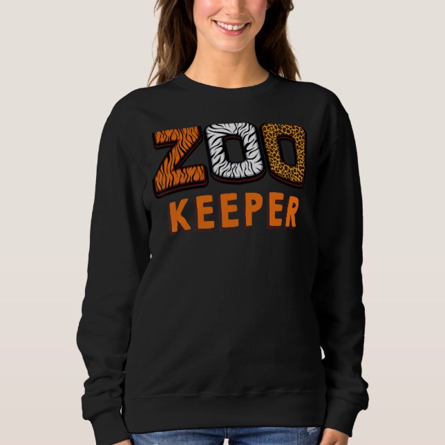 Sudadera Zookeeper Animal salvaje de sabana africana de ceb (Anverso)