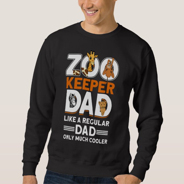 Sudadera Zookeeper Dad Zoo Animal Zookeeper 1 (Anverso)