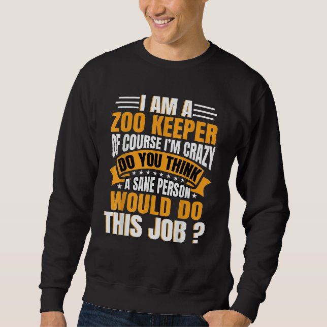 Sudadera Zookeeper Safari Zookeeping Animal Park Ranging Zo (Anverso)