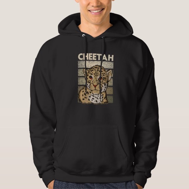 Sudadera Zookeeping Wildlife Animal Zookeeper Cheetah  2 (Anverso)