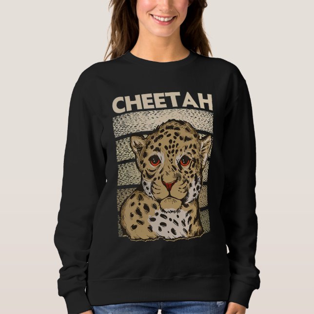 Sudadera Zookeeping Wildlife Animal Zookeeper Cheetah 2 (Anverso)