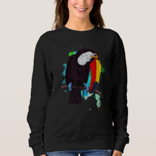 Sudadera Zoológico Animal Bird Colorous Toucan 1