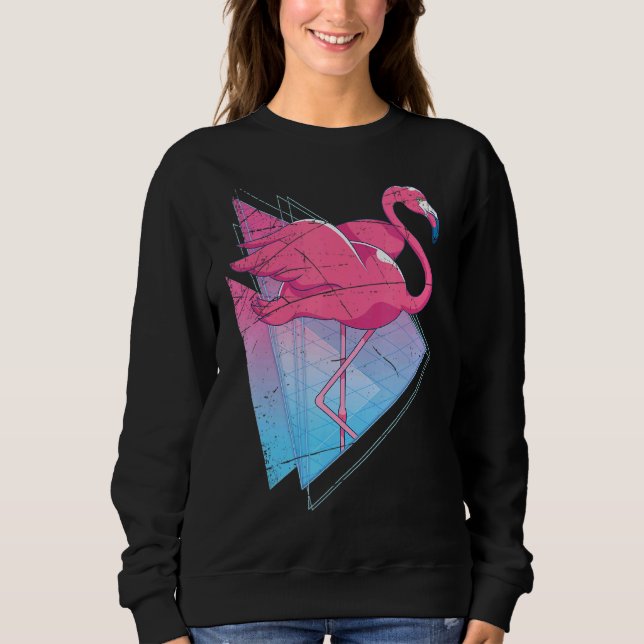 Sudadera Zoológico Animal Tropical Bird 80 Vaporwave Estéti (Anverso)
