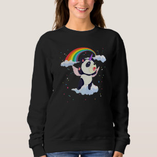 Sudadera Zoológico chino adorna el pandacorro arcoiris unic
