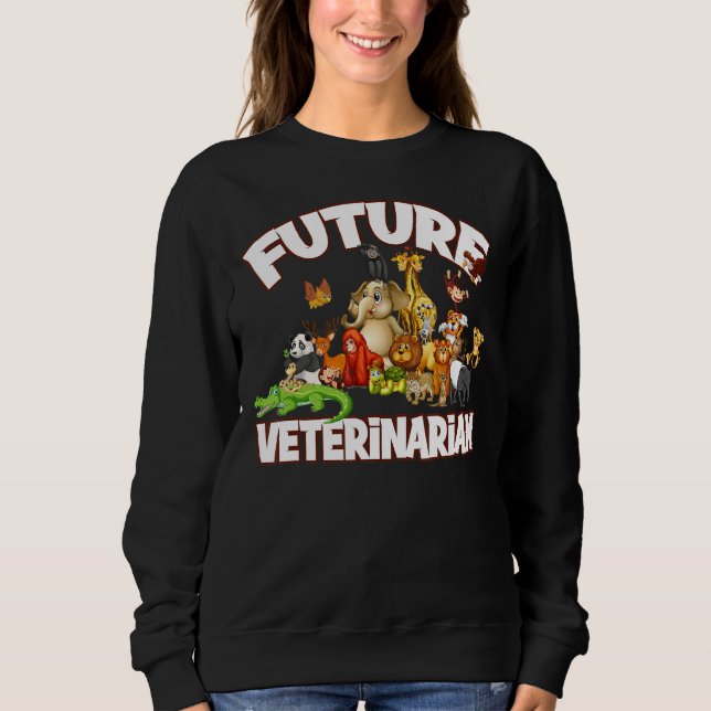 Sudadera Zoológico de Cute Veterinaria (Anverso)